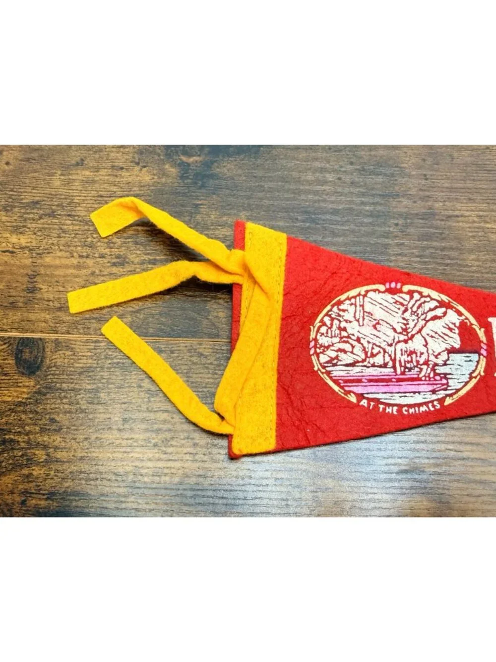 Vintage Penn's Cave PA Felt Pennant Collectible Souvenir Memorabilia 9 inches